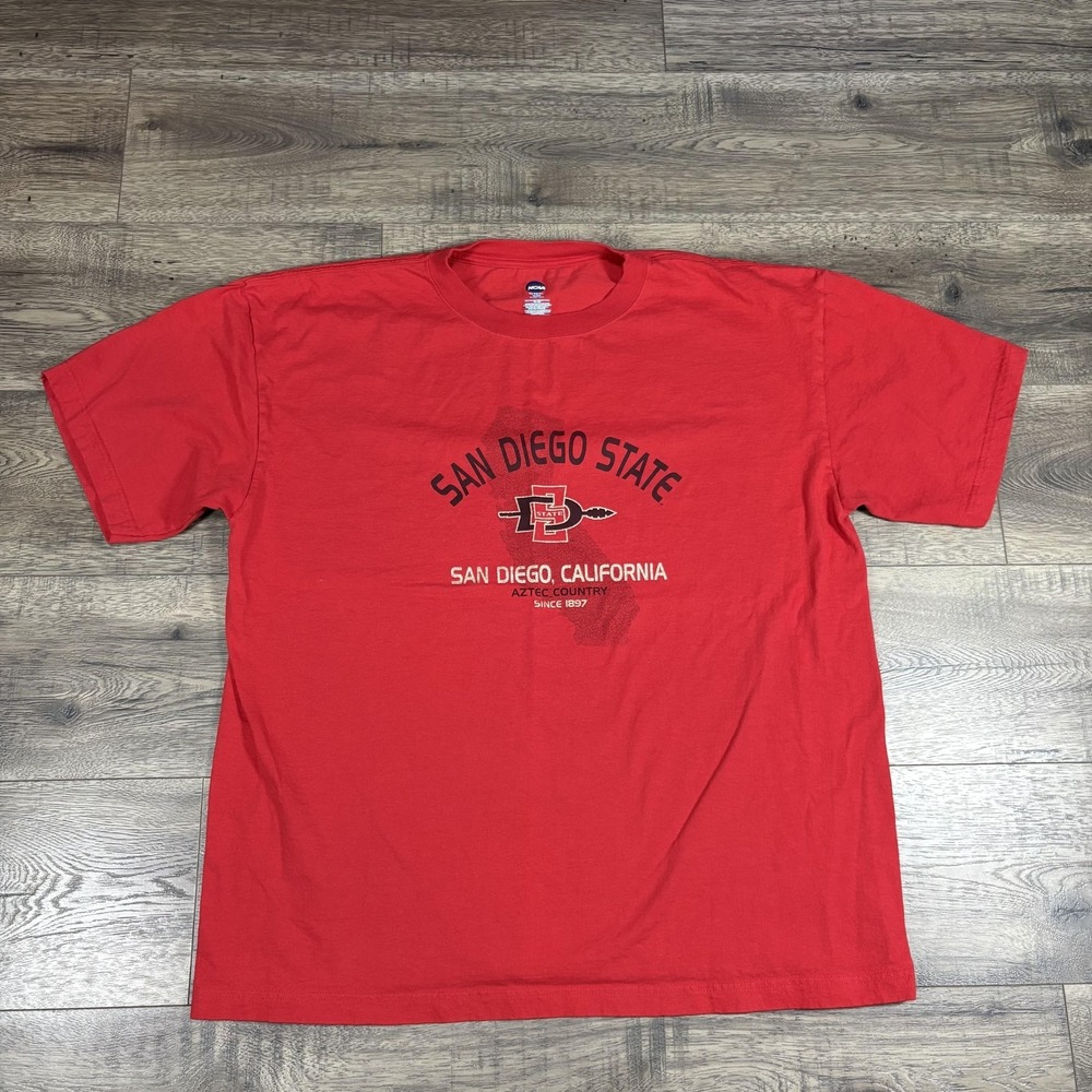 San Diego State Aztecs Shirt Mens XL Red NCAA College T-Shirt Tee Aztec Country